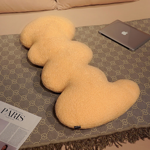 Title 2, Cloud Velvet Water Ripple Pillow Woman