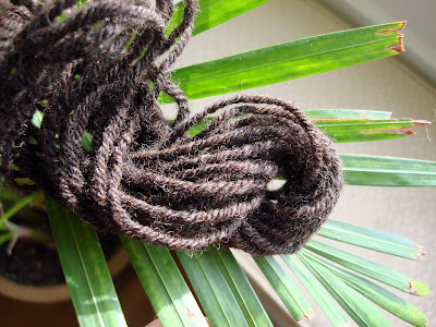 yarn on leaf