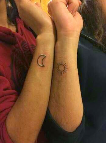 Sun and Moon Tattoos