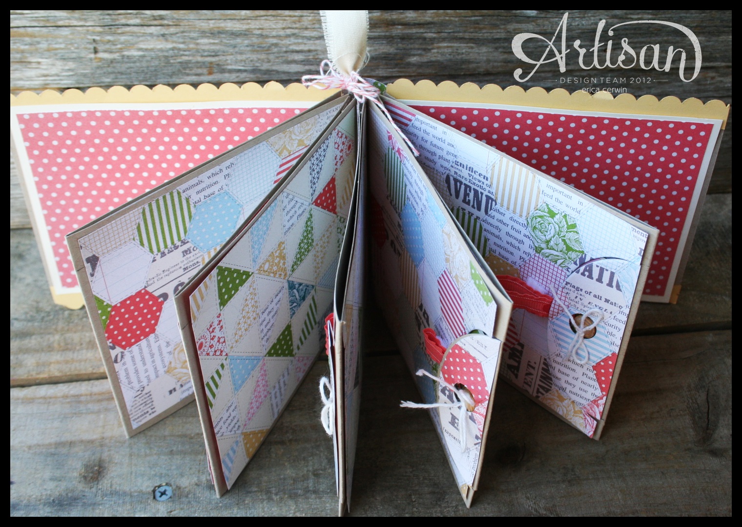 Accordion Mini Album Tutorial Pink Buckaroo Designs