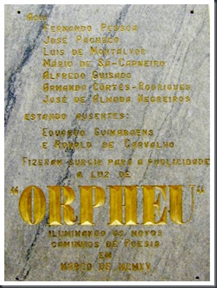 Placa Orpheu