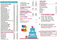 Cake Star menu 1