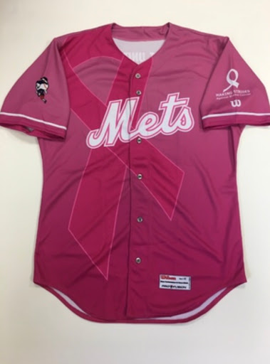  St Lucie Mets Paint the Park Pink Jersey