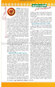 Guru Peyarchi Pothu Palan from Dinakaran for 2015-2016