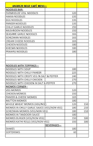 Angrezi Beat Cafe menu 2