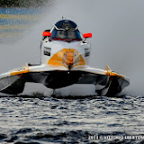 Ahmed Al Hameli of UAE of the Team Abu Dhabi at UIM F1 H2O Grand Prix of Ukraine.