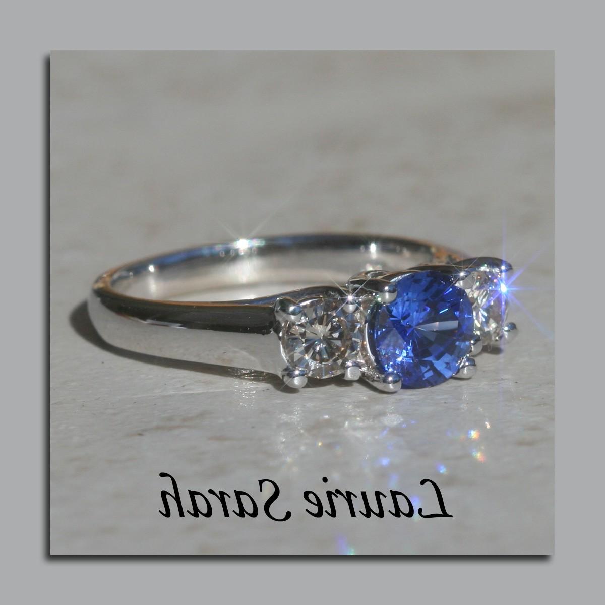 Blue Sapphire and Diamond