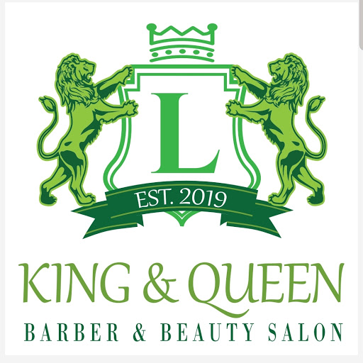 King & Queen Barber and Beauty Salon logo