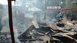 Kebakaran di Kecamatan Kubung Solok, Dua Unit Rumah Dilahap Si Jago Merah