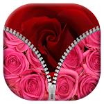 Rose Zipper Lock Screen Apk