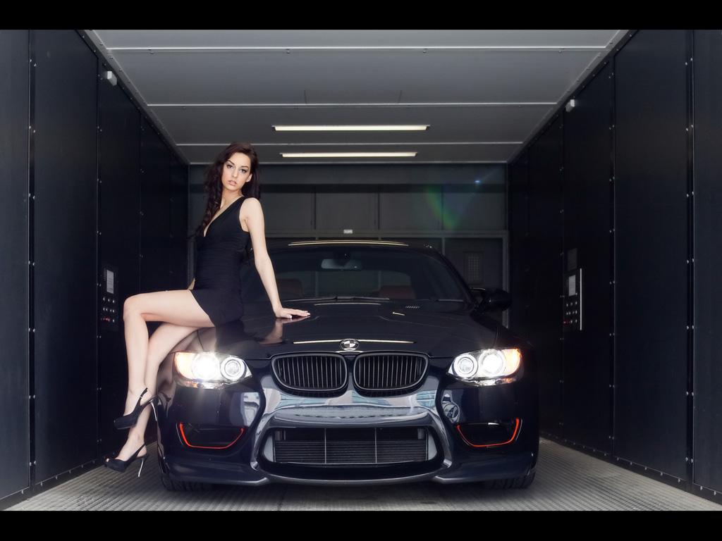 bmw tuning girl