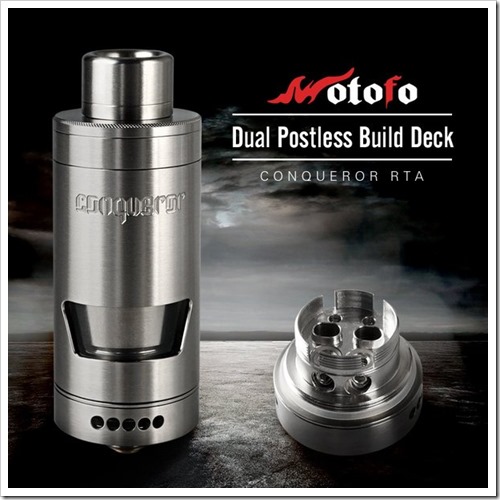 conqueror thumb%25255B3%25255D - 【RTA】ポストレスの爆煙デュアル！！「Wotofo Conqueror RTAアトマイザー」レビュー