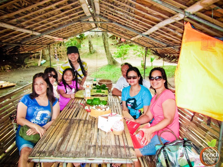 Lunch Aboard the Bamboo Raft at Pandin Lake