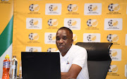 South African Olympic Soccer Team David Notoane during the South African Olympic Soccer Team media briefing at SAFA House on April 15, 2021 in Johannesburg, South Africa. 