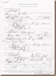 Nettie Hall Marriage Licensee