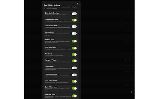 Codychat Utilities screenshot 1