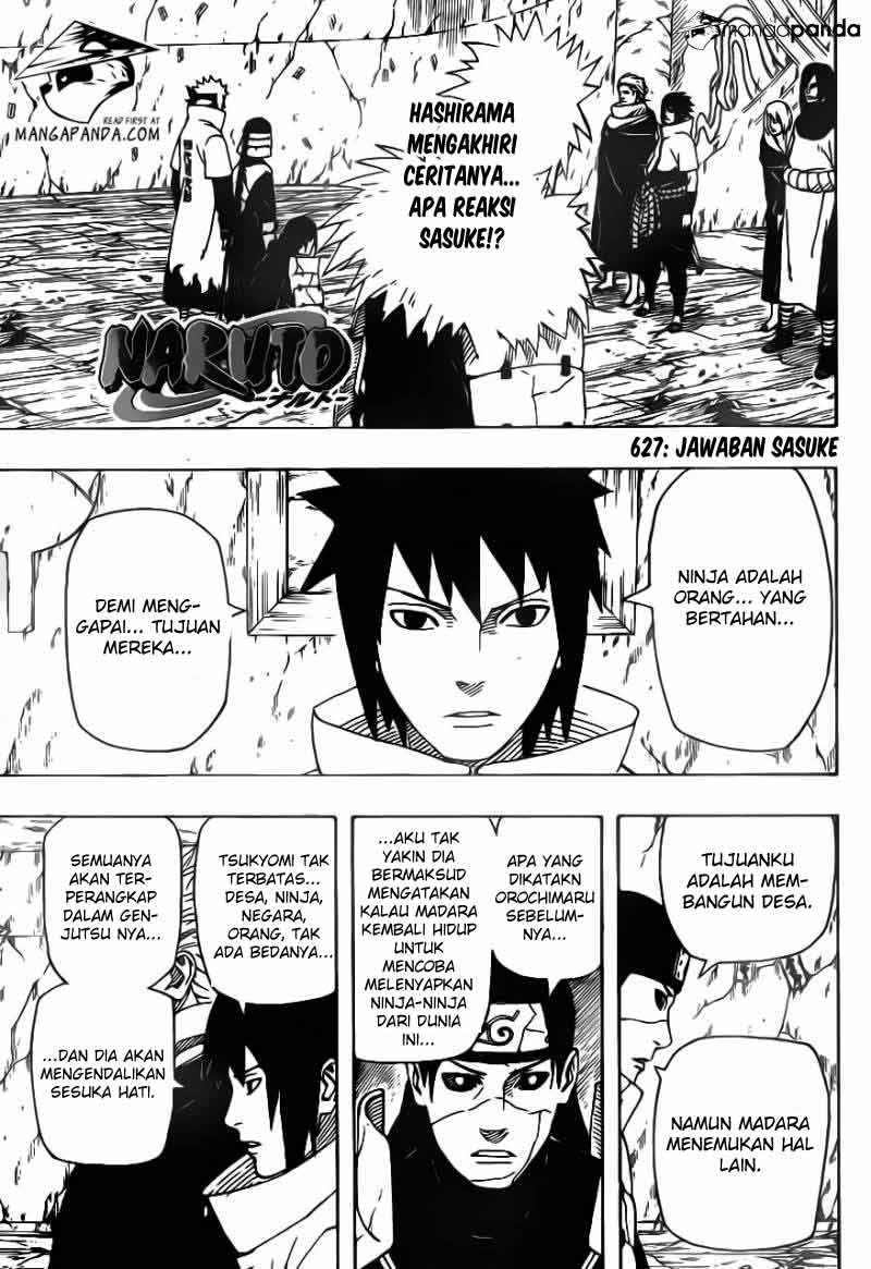 Naruto Chapter 627 Jawaban Sasuke Official Heru Feriansyah Naruto