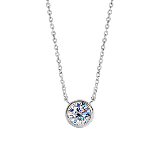 Title 5, Womens Fashion Personality Moissanite Necklace...
