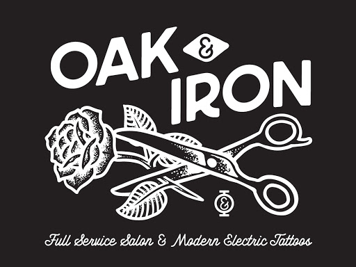 Oak & Iron Salon and Tattoo logo