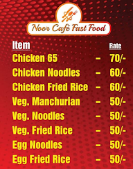 Noor Cafe Fast Food menu 2