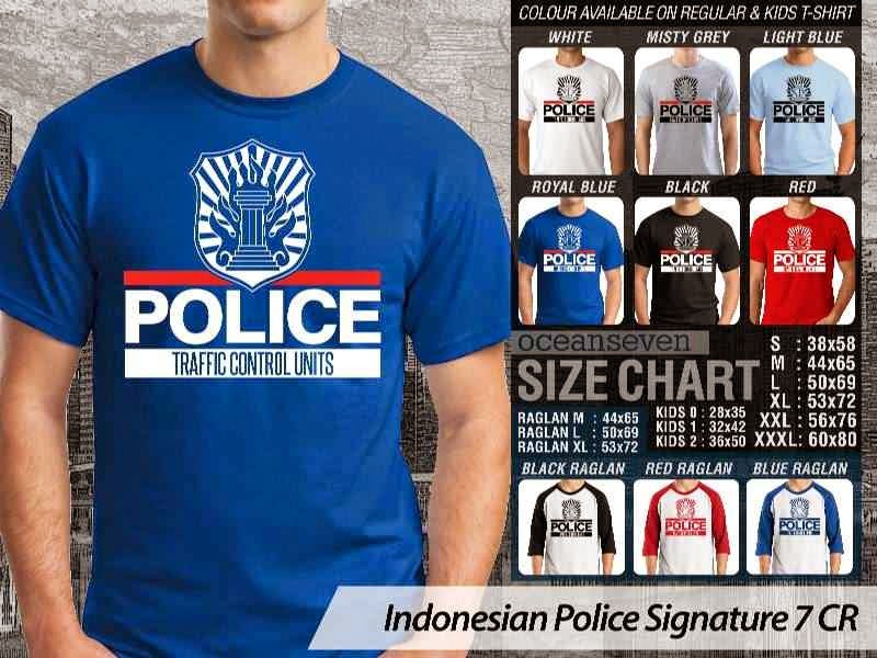 KAOS Indonesian Police Signature 7 | KAOS Police Traffic Control Units distro ocean seven