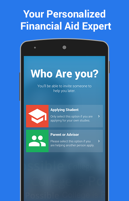 YesU: Financial Aid Done Right Screen 1