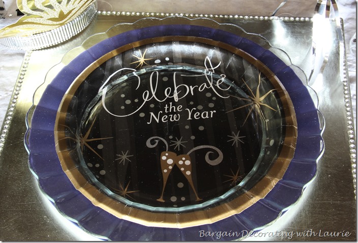 New Year's Table-Bargain Decorating with Laurie