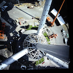 atomium construction in Brussels, Belgium 