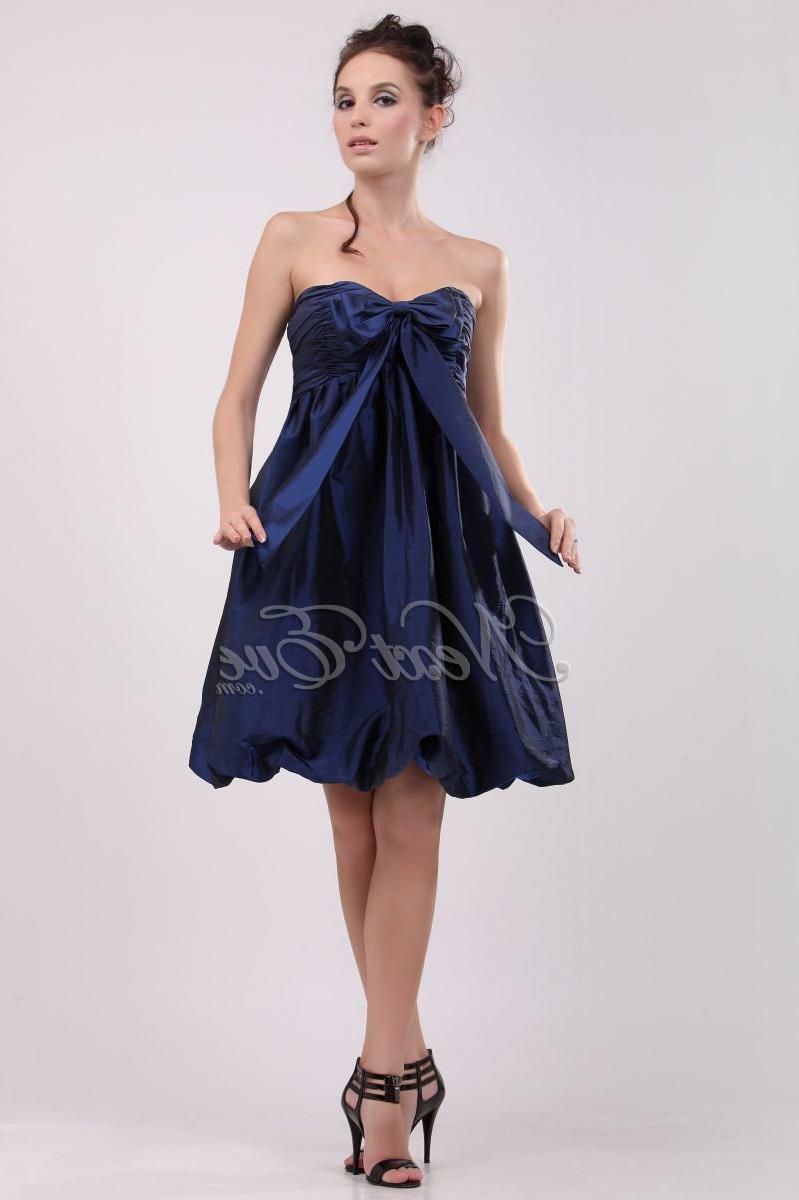 Playful Royal Blue Strapless