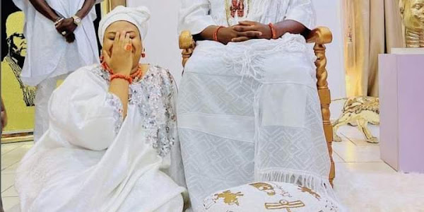 Nkechi Blessing Meets Ooni Of Ife 