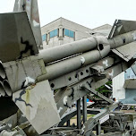 giant rocket at the War Memorial of Korea in Seoul in Seoul, South Korea 