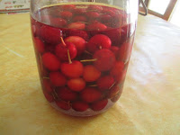 Cerises à l'eau de vie