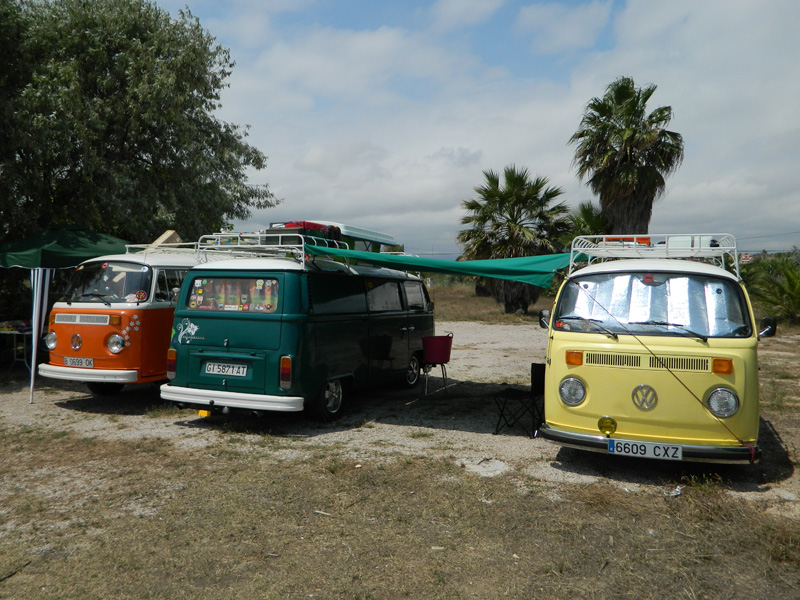 IX VW Beach Party en playa de Les Madrigueres - El Vendrell (Amics del Volkswagen de Catalunya). Sábado 7 de julio 03