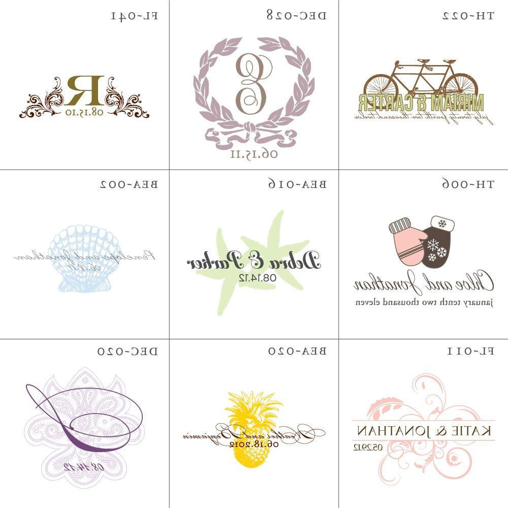 Three Wedding Monogram Designs in Digital Format. From belletristics