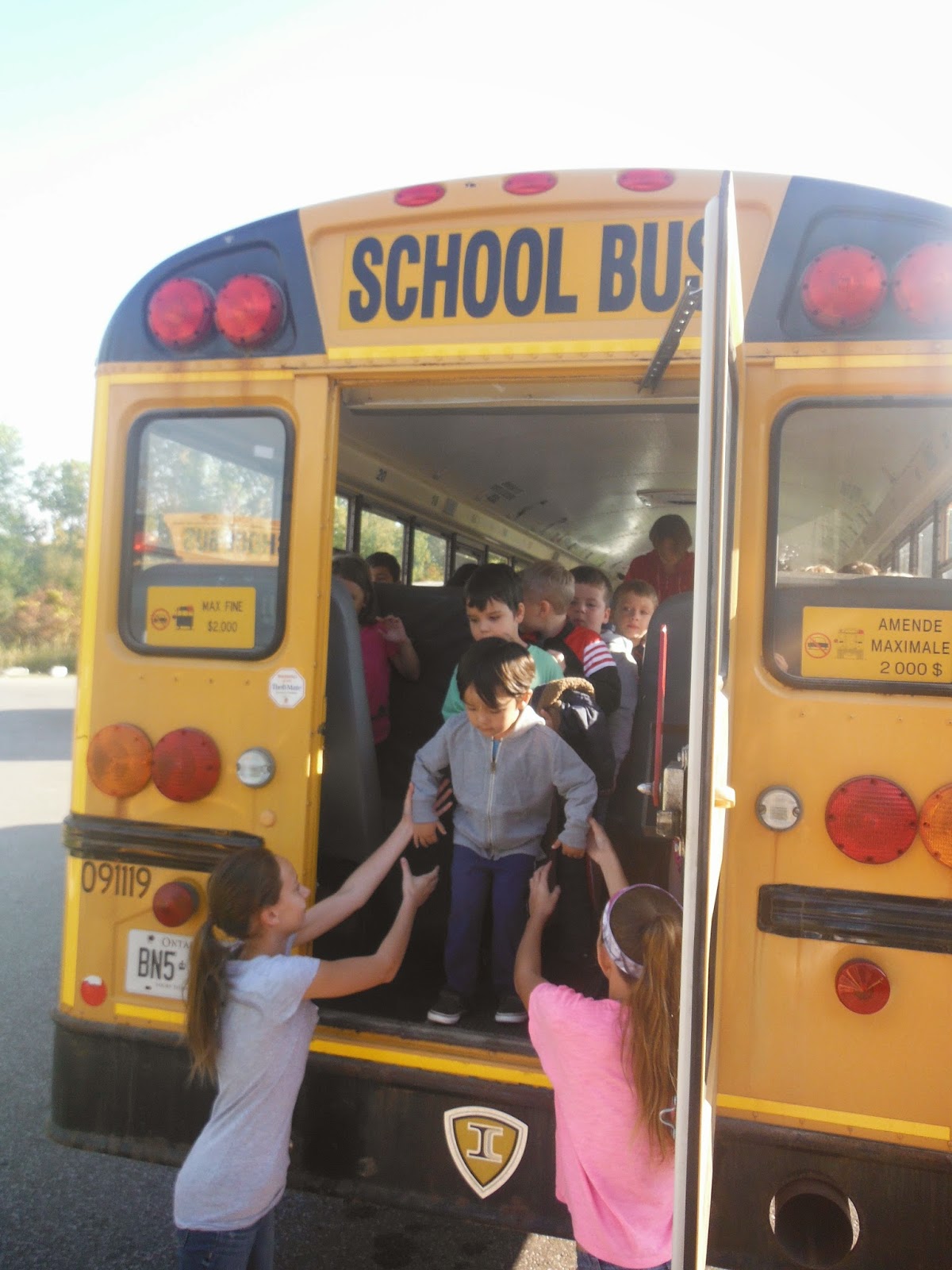 Mlle Paraschak And Mme Mazzalonga S Kindergarten Blog Bus Evacuation Drill