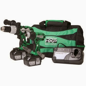 Hitachi KC18DDL 18-Volt Li-Ion Impact Driver and Drill Combo Kit