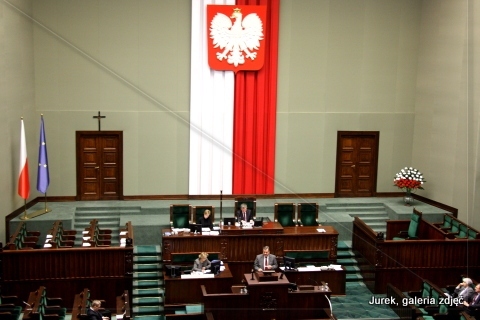 Sala obrad Sejmu RP.