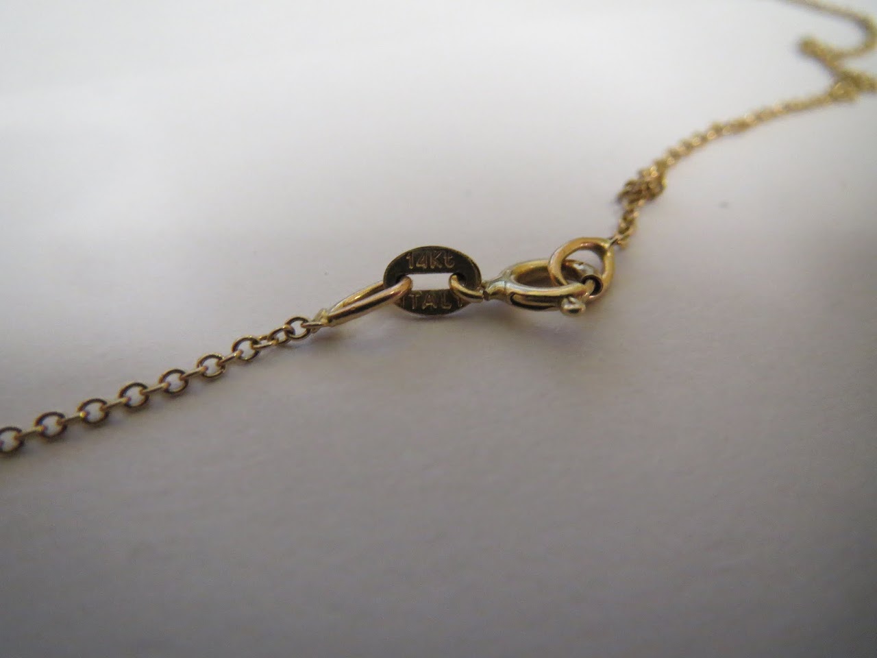 14kt Chain and Pendants