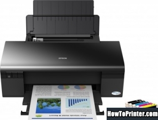 Reset Epson D120 printer use Epson reset program