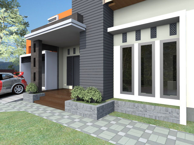 Desain Rumah Hunian Type 168 Konsep Minimalis 2mdesain