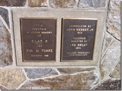 IMG_3792 Peake Fountain Plaques at Ledding Library in Milwaukie, Oregon on September 27, 2008