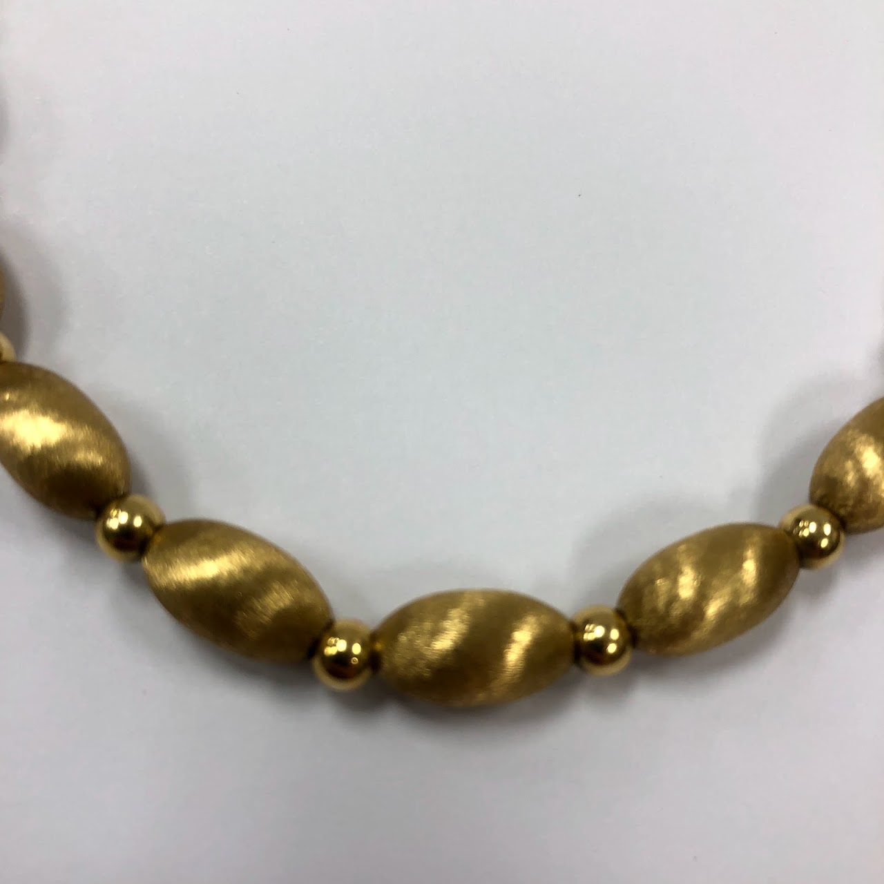 14K Gold Bead Necklace