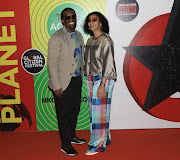 Arena Holdings Group Chairman Tshepo mahloele  and his wife Dolly Mahloele on the red carpet at Global Citizen Festival at the Black Star Square in Accra, Ghana


Picture: Masi Losi