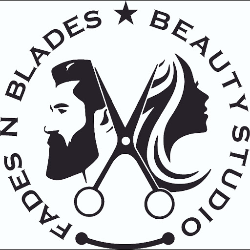 Fades n blades beauty studio logo