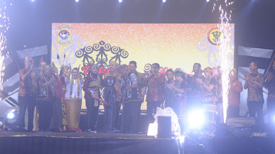 Penutupan Pekan Gawai Dayak Kalimantan Barat Ke-38 Tahun 2024 Berlangsung Meriah, Aman dan Lancar