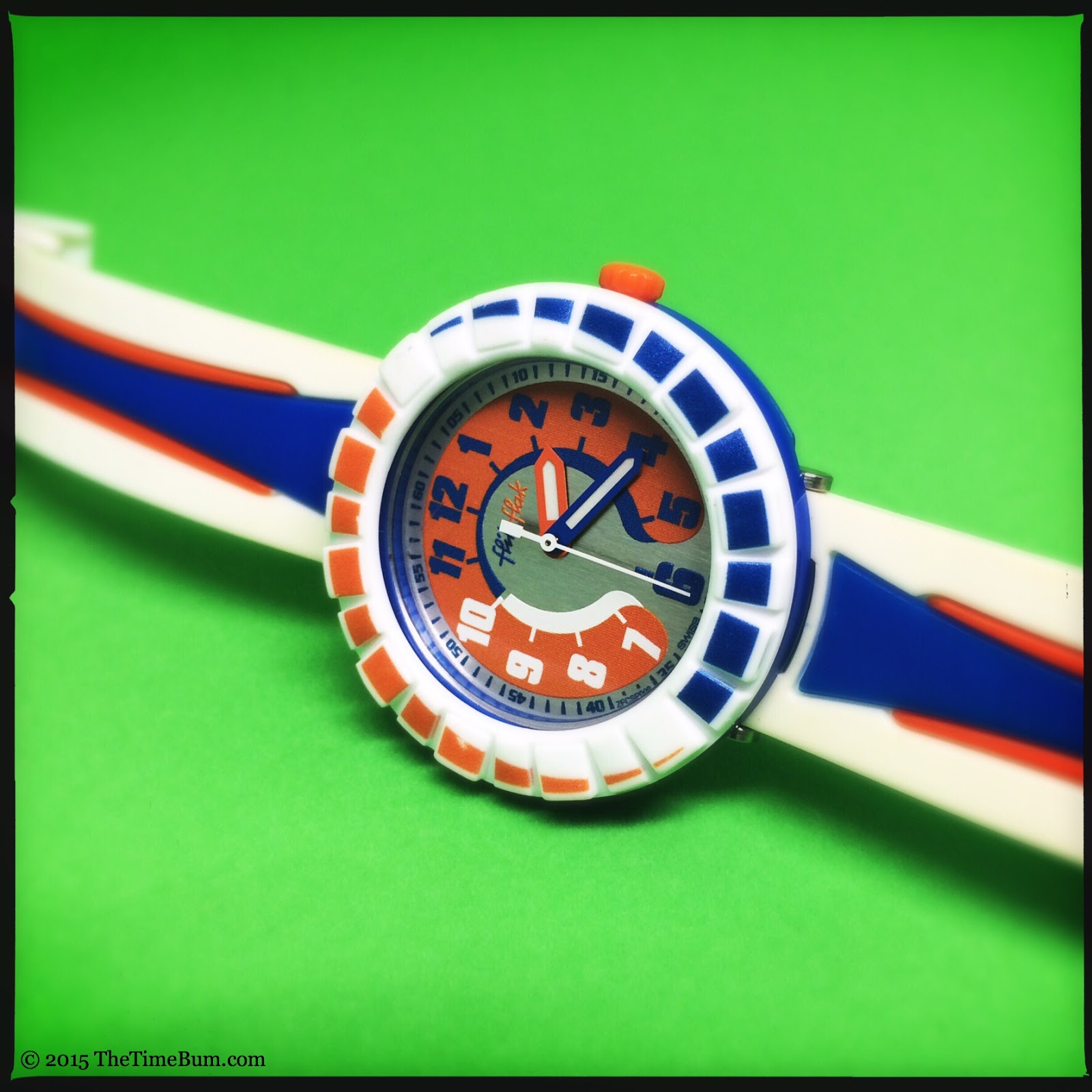 Swatch Flik Flak All Around Orange & Blue