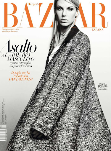 Harper's Bazaar España, noviembre 2011 - Angela Lindvall