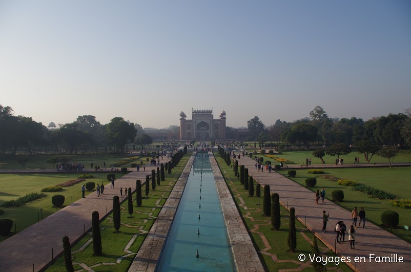 vue depuis le Taj