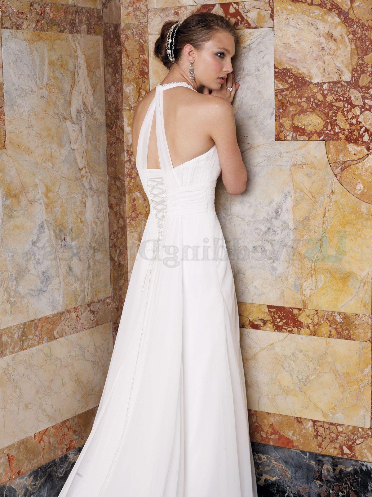 Train A-line Wedding Dress