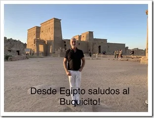 SALUDITO DESDE EGIPTO